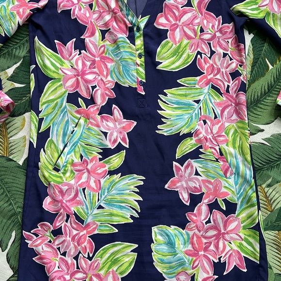 Tori Richard • GORGEOUS Tunic Floral Dress • Size 4 Small - Picture 5 of 7